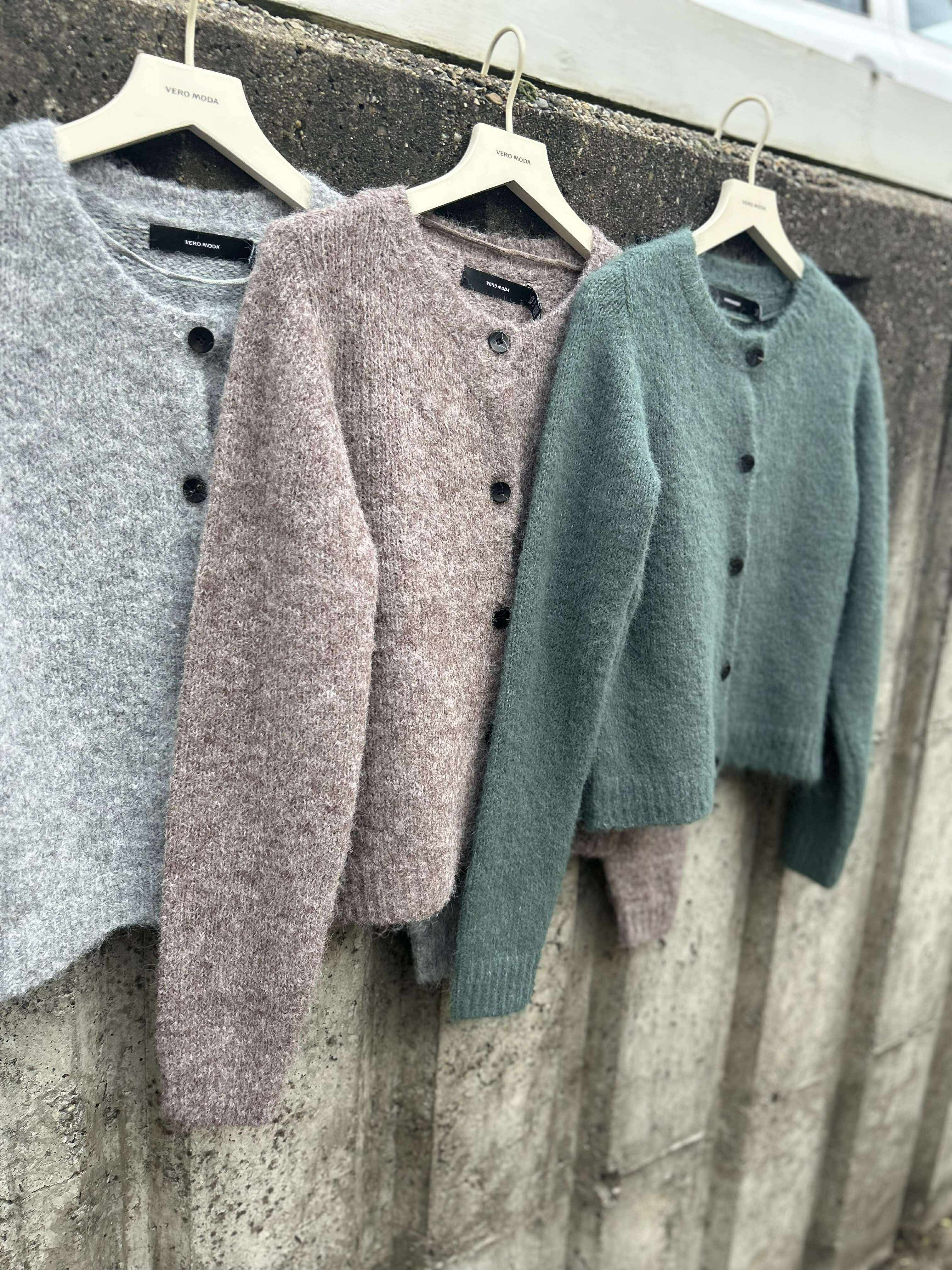 VMNOVAH Knit Cardigan - Balsam Green